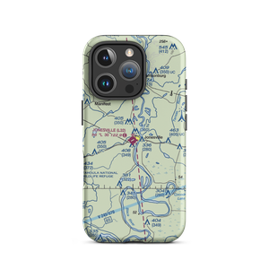 Jonesville Airport (L32) VFR Sectional  Tough iPhone Case