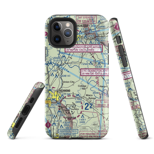 Jordan Hill Farm Airport (1KY7) VFR Sectional  Tough iPhone Case