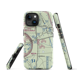 Jordans Airport (GA22) VFR Sectional  Tough iPhone Case