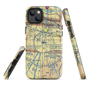 Joslin Field Magic Valley Regional Airport (TWF) VFR Sectional  Tough iPhone Case