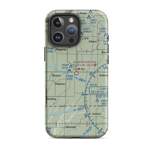 Judge Lewis Field Mt Ayr Municipal Airport (1Y3) VFR Sectional  Tough iPhone Case