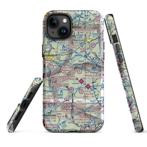 Jugtown Mountain Airport (2NJ1) VFR Sectional  Tough iPhone Case