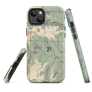 Juhnke Airport (0SD8) VFR Sectional  Tough iPhone Case