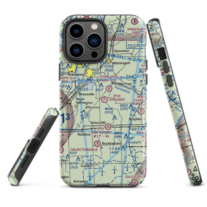 Jurassic Landings Ultralightport (II31) VFR Sectional  Tough iPhone Case