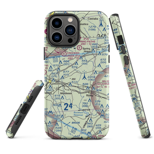 Jw Stone Airport (75NC) VFR Sectional  Tough iPhone Case