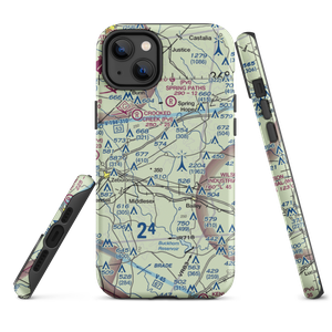 Jw Stone Airport (75NC) VFR Sectional  Tough iPhone Case