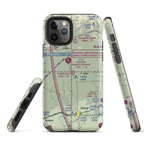 K Bar Ranch Airport (83TE) VFR Sectional  Tough iPhone Case