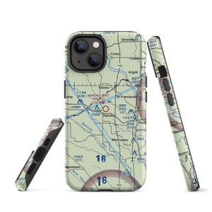 Kahoka Municipal Airport (0H7) VFR Sectional  Tough iPhone Case