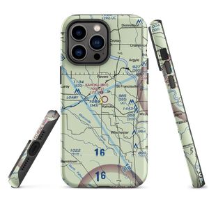 Kahoka Municipal Airport (0H7) VFR Sectional  Tough iPhone Case