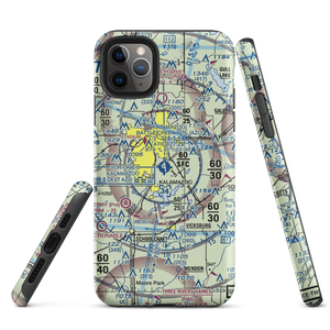 Kalamazoo Battle Creek International Airport (AZO) VFR Sectional  Tough iPhone Case