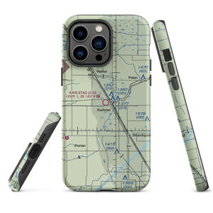 Karlstad Municipal Airport (23D) VFR Sectional  Tough iPhone Case