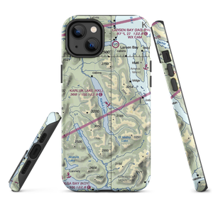 Karluk Lake Seaplane Base (KKL) VFR Sectional  Tough iPhone Case