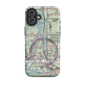 Kashwitna Lake Seaplane Base (AK34) VFR Sectional  Tough iPhone Case