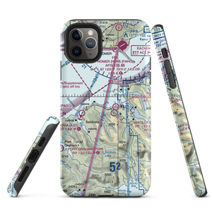 Kasitsna Airport (5Z7) VFR Sectional  Tough iPhone Case