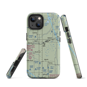 Kastanek Airport (MY15) VFR Sectional  Tough iPhone Case