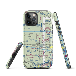 Keeven Air Ranch Airport (MO93) VFR Sectional  Tough iPhone Case