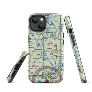 Keitzer Field (IA77) VFR Sectional  Tough iPhone Case