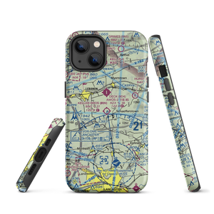 Keller Brothers Airport (08N) VFR Sectional  Tough iPhone Case