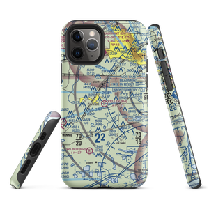 Kelley Crop Service Airport (7TE0) VFR Sectional  Tough iPhone Case