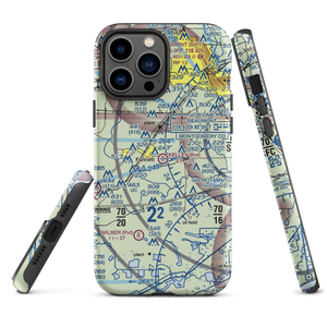 Kelley Crop Service Airport (7TE0) VFR Sectional  Tough iPhone Case