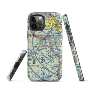 Kelley Crop Service Airport (7TE0) VFR Sectional  Tough iPhone Case