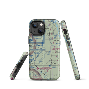 Kelleys Airport (0MI3) VFR Sectional  Tough iPhone Case