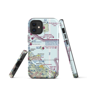 Kelleys Island Land Field (89D) VFR Sectional  Tough iPhone Case