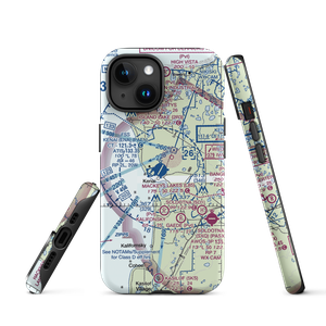 Kenai Municipal Airport (ENA) VFR Sectional  Tough iPhone Case