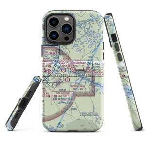 Kenai River Airpark (1AK4) VFR Sectional  Tough iPhone Case