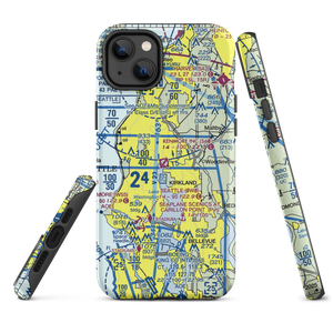 Kenmore Air Harbor Inc Seaplane Base (S60) VFR Sectional  Tough iPhone Case