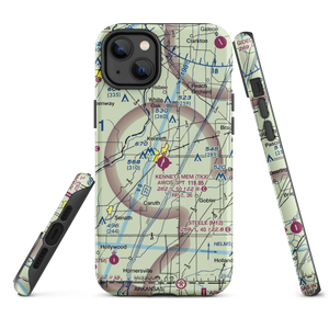 Kennett Memorial Airport (TKX) VFR Sectional  Tough iPhone Case