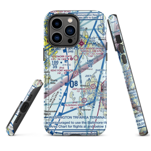 Kent Fort Manor Airport (7MD8) VFR Sectional  Tough iPhone Case