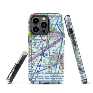 Kent Fort Manor Airport (7MD8) VFR Sectional  Tough iPhone Case