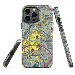 Kent State University Airport (1G3) VFR Sectional  Tough iPhone Case