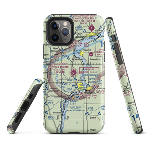 Keokuk Municipal Airport (EOK) VFR Sectional  Tough iPhone Case