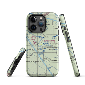 Keosauqua Municipal Airport (6K9) VFR Sectional  Tough iPhone Case