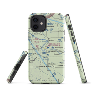 Keosauqua Municipal Airport (6K9) VFR Sectional  Tough iPhone Case