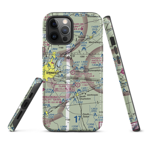 Kepes Flying Field (1OA4) VFR Sectional  Tough iPhone Case