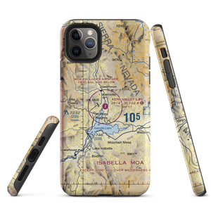 Kern Valley Airport (L05) VFR Sectional  Tough iPhone Case