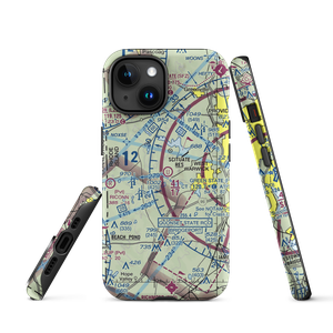 Keskinen Balloonport (RI16) VFR Sectional  Tough iPhone Case