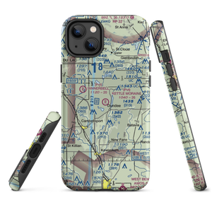 Kettle Moraine Airport (1WN1) VFR Sectional  Tough iPhone Case