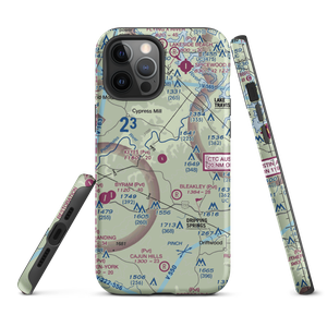 Keyes Ranch Airport (14TX) VFR Sectional  Tough iPhone Case