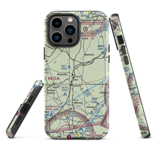 Keysville Airport (VG36) VFR Sectional  Tough iPhone Case