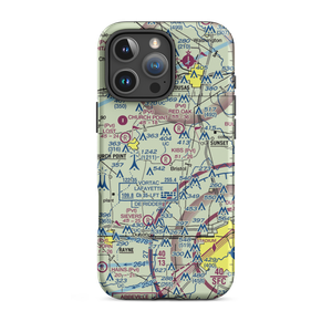 Kibs Air Park (7LA4) VFR Sectional  Tough iPhone Case