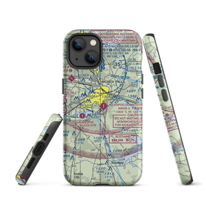 Kickapoo Downtown Airport (CWC) VFR Sectional  Tough iPhone Case