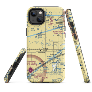 Kimball Farm Service Inc Airport (5XS2) VFR Sectional  Tough iPhone Case