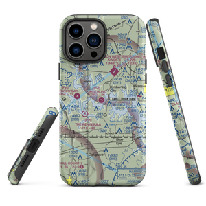 Kimberling Airport (MO64) VFR Sectional  Tough iPhone Case