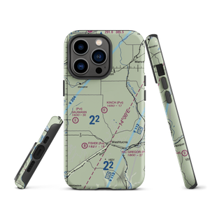 Kinch Farms Airport (WN72) VFR Sectional  Tough iPhone Case