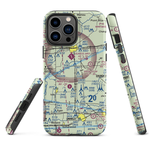 Kinder Ag Service Airport (LA57) VFR Sectional  Tough iPhone Case