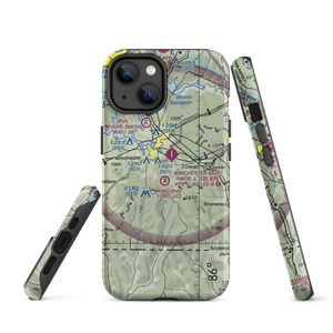 King Airport (TN52) VFR Sectional  Tough iPhone Case